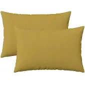 vidaXL Kussensloop 2 st HEERLEN Lichtgroen 40 x 60 cm Stof