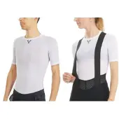LeBram Training uniseks shirt met korte mouwen, wit