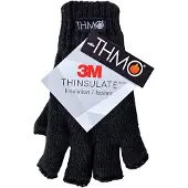THMO - Thermische winterhandschoenen zonder vingers voor kinderen - Zwart
