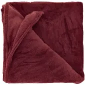 Unique living plaid justin burgundy 150x200cm