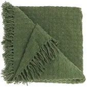 Unique living - Plaid Verlin Winter Green -130x180cm