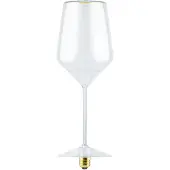 Segula LED lamp Drijvende Rosé Wijn, E27, 5 W 922 dimbaar E27 5W Floating Wine,, helder / transparant, Glas, E27 LED-lamp