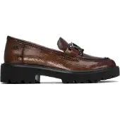 Xti Dames Bruine schoenen 146258 (39), 3 tot 5 cm, Geen, Casual, Klassiek, Lakleer 14625802-TAUPE