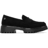 Refresh Dames Mocassins 173012 zwart (39), Plat, Geen, Casual 17301203-NEGRO
