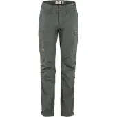 Fjällräven - Women's Kaipak Trousers Curved - Trekkingbroek 46 - Fixed Length, grijs
