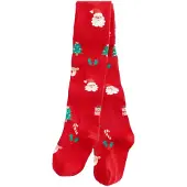 Next - Meisjes - Katoenrijke maillot met kerstmotief - Rood