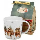 Duo Kerstmok 400ml in Huisverpakking - Kerstdorp Collectie