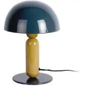 Leitmotiv Firenze Round LED Tafellamp | 1x E27 25W | Legion blue/olive green