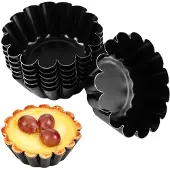 Famanu – Mini-tartelette vormpjes met antiaanbaklaag voor kleine taarten