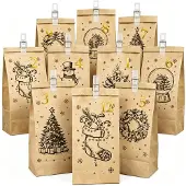 Famanu – Adventskalender om zelf te vullen, geschikt voor cadeaus en snoep