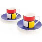 Rijksmuseum Espresso set , Mondriaan