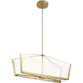 Kichler LED Hanglamp Calters | 50.8W 3000K 5440Lm 30 | Champagne Gold