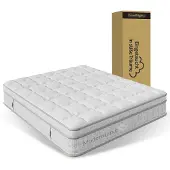 Ninkear Pocketveringmatras 140x200 cm, H3, 25 cm, koudschuim, (wit)