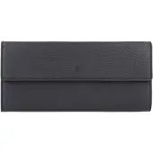 Esquire Leren Portemonnee Deer Ladies Purse Black Zwart