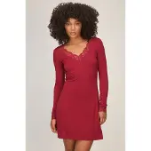 Hunkemoller Nachthemd Lace Nana Rood Dames | Maat: XS