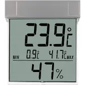 TFA Thermomètre de fenêtre 30.5020 gris