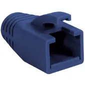 Logilink RJ45 netwerkplug huls | kabel tot 8mm | 50 stuks | blauw