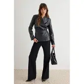 Trendyol TRENDYOLMİLLA Dames Effen Lang Getailleerd Blazers