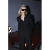 Trendyol TRENDYOLMİLLA Dames Zwart Effen Lang Getailleerd Blazers