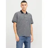 Jack & Jones Shirt 'JPRBLualves' marine / wit
