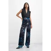 Desigual Jumpsuit blauw / nachtblauw / donkerlila / wit