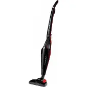 Ariete 2764/10, Steelstofzuiger 2-in-1, zonder zak, zwart, rood, 0,8 liter, rechthoekig, voor droog gebruik