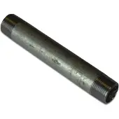 Mega Nr. 23 Pijpnippel staal gegalvaniseerd 1" buitendraad 150 mm