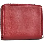 Esquire portemonnee Athena Zip Around Wallet Red donkerrood