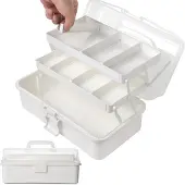 Merkloos Solidchoice - Multifunctionele Opbergdoos met 3 Lagen