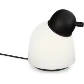 BELID Bird tafellamp 21,5 cm Zwart-opaalglas