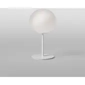 Rotaliana Tafellampe , Flow Glass, dimbare, Wit, Woonkamer, Metaal, Designer