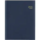 Brepols Timing Lima weekagenda met uurindeling 2027 blauw (1 week per 2 pagina's) 4-talig