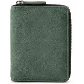 LGT JWLS - Unisex portemonnee - Groen PU Leer - Rits