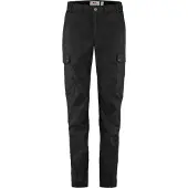 Fjällräven - Women's Stina Trousers - Trekkingbroek 38 - Short, zwart