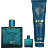 Versace Eros Pour Homme Giftset edt 5ml + 100ml + Showergel 150ml