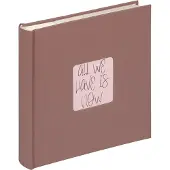 Walther design ME-110-MM Fun - Memo insteekalbum - Formaat 24 x 22 cm - Mocha Mousse