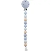 Nattou SILICONE Fopspeenketting - 21 cm - Multi Blauw