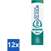Sensodyne - Tandpasta - Proglasur Fresh & Clean - Dagelijkse Bescherming - 75 ml - Voordeelverpakking - 12 stuks