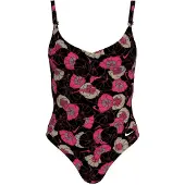 Nike Eendelig badpak met bloemenpatroon voor dames (Middernacht marine)