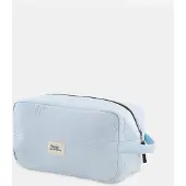 Woody & Kirilove – Toilettas / Beautycase – Lichtblauw – Gewatteerd