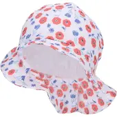 Sterntaler Kinder Zonnehoedje Poppies - Katoen, UV Bescherming