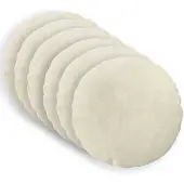 vidaXL Kussensloop 6 st HEERLEN Crèmekleurig Diam. 40 cm