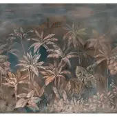 Rasch Fotobehang Palmbomen Waterverf Look Blauw Beige 3m x 3.18m