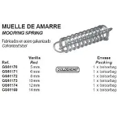 Goldenship Galvanized Mooring Spring Zilver 14 mm