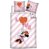Aymax Disney Minnie Mouse dekbedovertrek Love Balloon 140 x 200 cm
