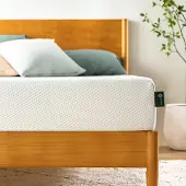 Dripio Matras van traagschuim, wit, 90x190 cm, geschikt voor een éénpersoonsbed
