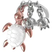 Metalmorphose - Sleutelhanger - Turtle Family