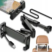Retoo Universele Telescopische Hoofdsteun Telefoon & Tablet Houder XL