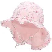 Sterntaler Zonnehoed bloemen roze