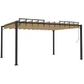 Selius Pergola Aluminium Lamellendak - 3x4 Meter - Waterafstotend - Tuin Overkapping